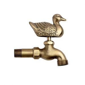 Ornamental tap “Duck” brass colour - Colortap